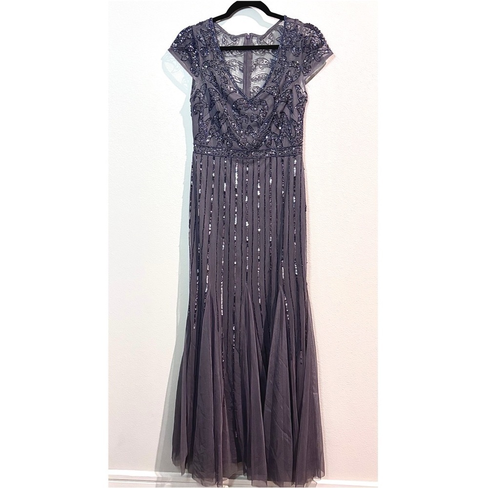 ✨ ADRIANNA PAPELL Beaded Dress✨ - Picture 3 of 8